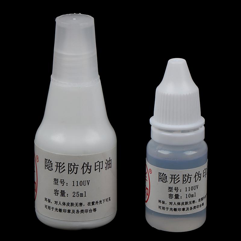 Fotosensitiv Flash Stempel UV Blæk Usynligt Anti-Falsk Fluorescerende Blæk