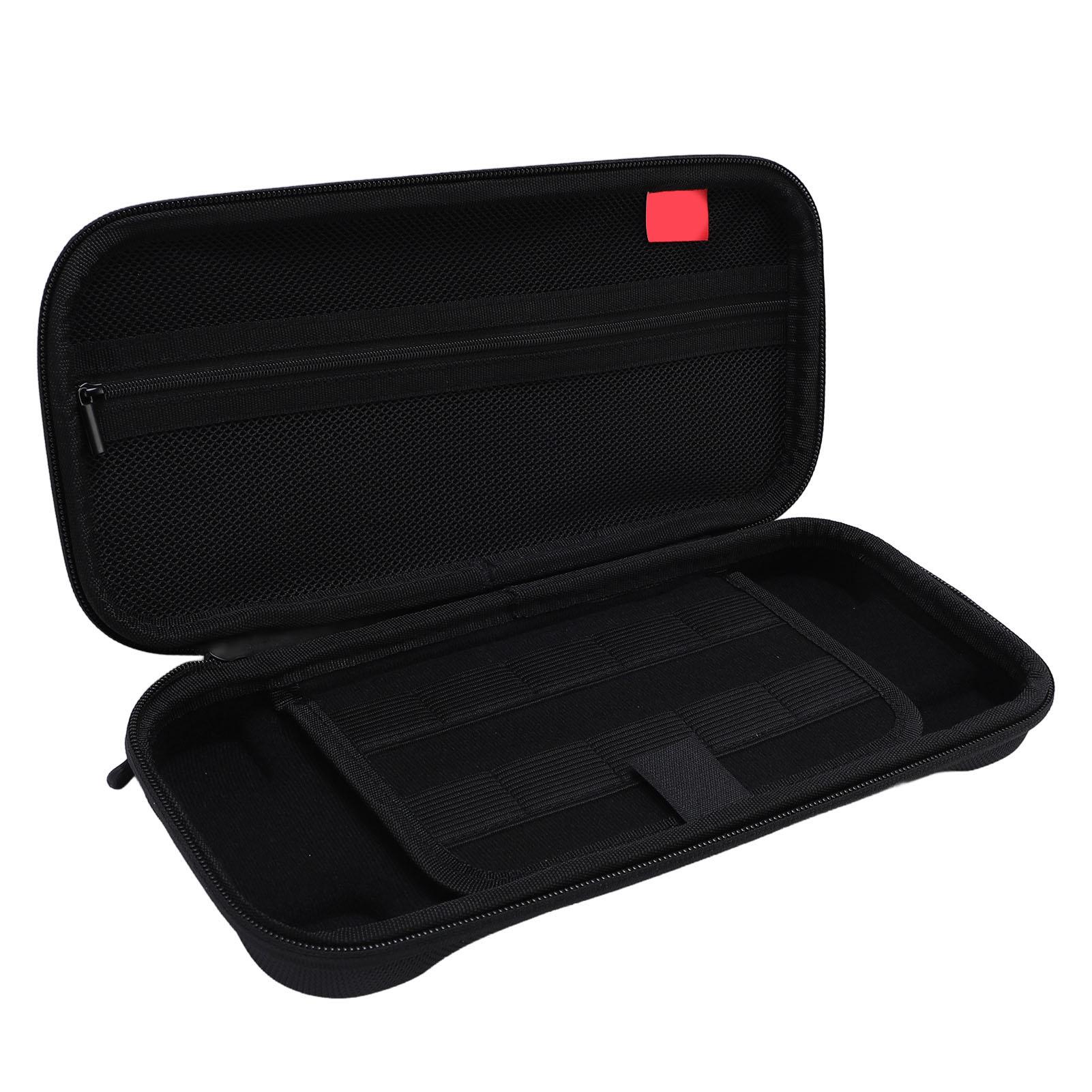 

Чехол для переноски для Switch 2 версии 2025 года EVA Жесткий чехол Портативная дорожная сумка для хранения с 10 играми чёрный