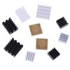 5Pcs For Raspberry Pi 2/3/4 3B+ 4B Aluminum Heatsink Radiator Cooler Kit