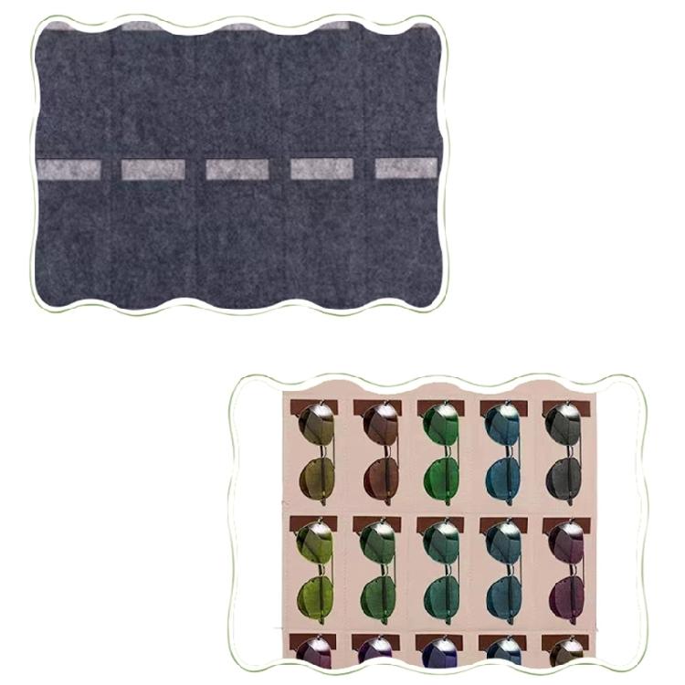 15 Slots Sunglasses Organizer Wall Pocket Eyeglasses Glasses Storage Box Holder