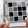 10PCS 10x10cm Self-adhesive Tile Stickers DIY Removable Mosaic Sticker PVC 3D Effect Wall Decal Kitchen Bathroom Decor