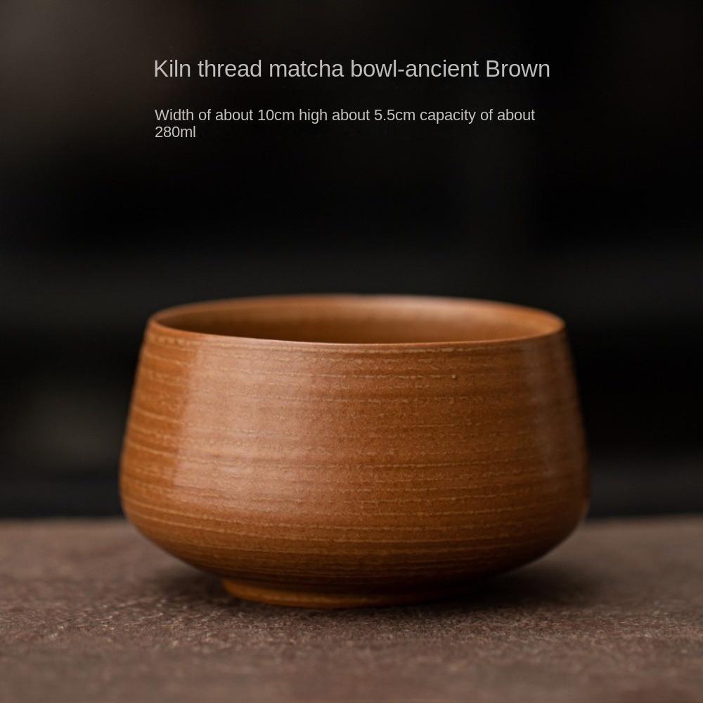 Large Capacity Matcha Bowl Smooth Tea Ceremony Tool Tea Brush Stand for Tea Set Accessories