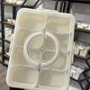 Multi-Grid Spice Storage Box: Airtight Food-Grade Containers for Star Anise, Sichuan Peppercorn, and More.
