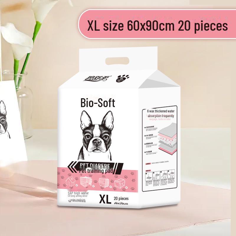 Windelunterlagen aus Bambuskohle für Hunde – Verdickte Einweg-Uriniermatten für Haustiere