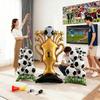 3-Pack Sports Celebration Mylar Balloons, Creative Standing Football & Golden Trophy Foil Balloon Bundle, High-Quality Metallic