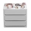 Storage Drawer Multi Layers Stackable Dustproof Desktop Storage Box Organizer for Student Dormitory