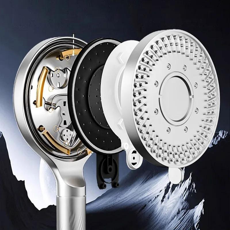 High-pressure 5-mode Filter Handheld Showerhead Removes Chlorine And Odors Household Bathroom Shower Accessories