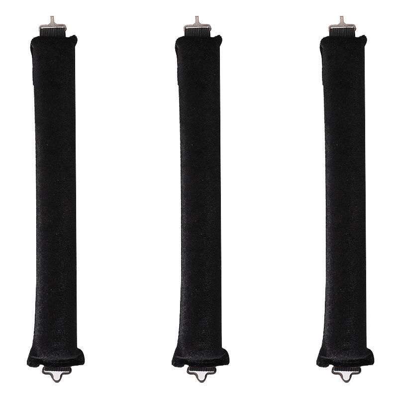 

3 шт., безнагревные щипцы для завивки волос, повязка на голову, ленивые бигуди для волос без нагрева, бигуди для волос, локоны, спящие инструменты для укладки волос, палочки для волос, гибкие стержни, крючок для завивки во сне чёрный