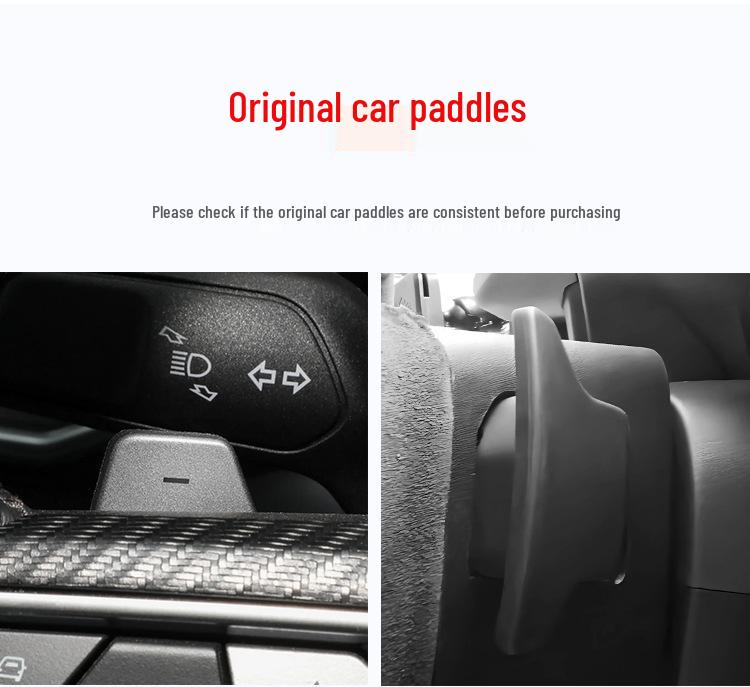 T-Carbon Carbon Fiber Shift Paddles for Ford Mustang 2425 Steering Wheel Extension