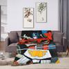 Warm Soft Blanket Travel Office Cartoon T-Transformers Autobots Bedding Throws Anime  Flannel Bedspread For Couch Sofa Bed Cover