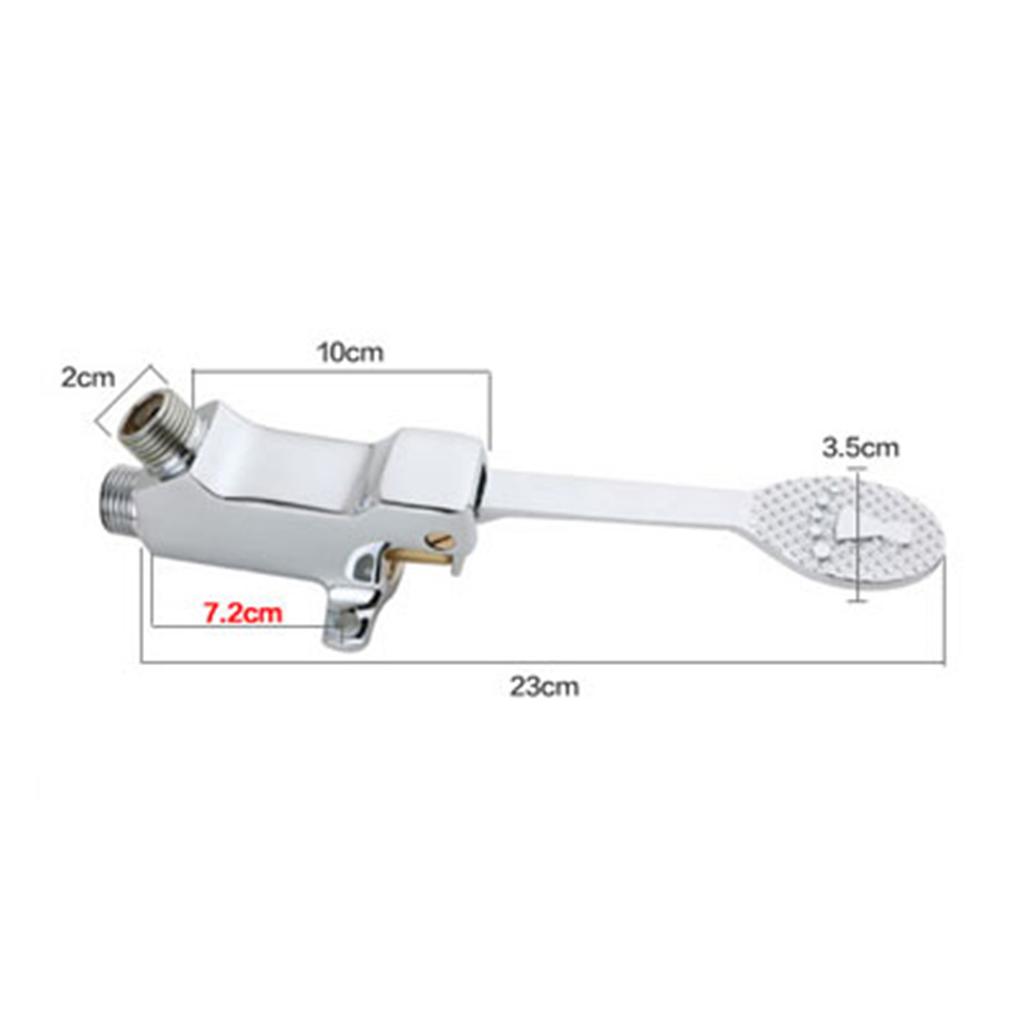 Basin Faucet Foot Pedal Control Switch Foot Pedal Water Faucet Replacement Parts for Kitchen Bathroom Laundry RV Bar