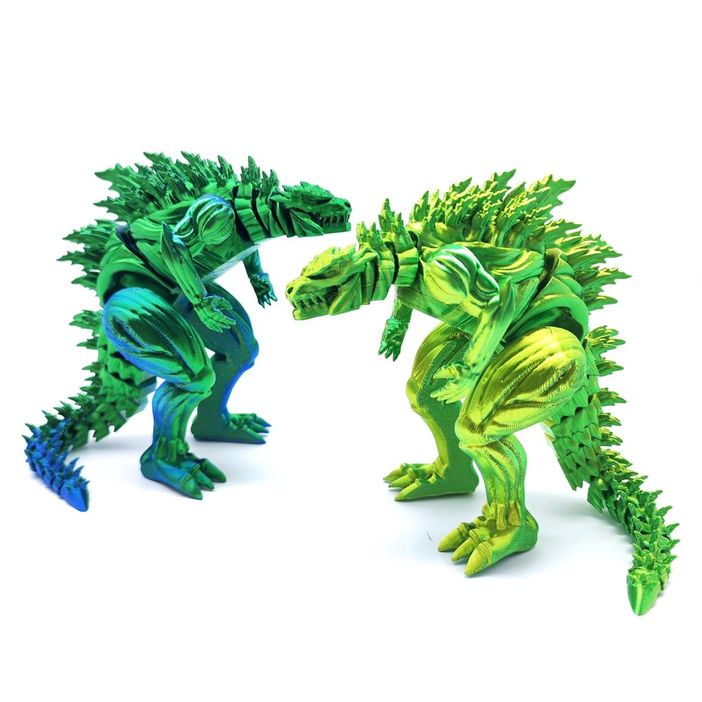 3D-printing Muskel Dinosaurleker Ledd Bevegelige Kreative Skrivebordsdekorasjoner Simulasjon Dyredinosaurmodell Guttegave