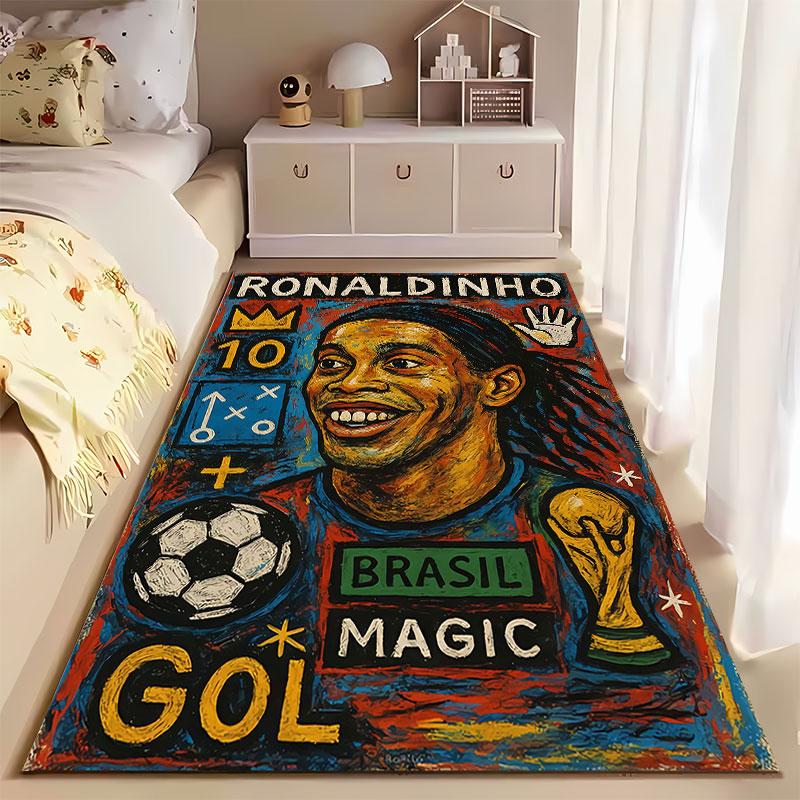 Ronaldinho Brasil Gol Carpet suitable as a non-slip mat for the living room or bedroom sofa