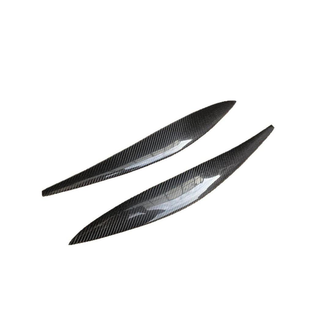 Mercedes CLA W117 Carbon Fiber Headlight Eyebrow Stickers - Modified Car Eyelid Kit