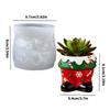 Textured Christmas Boot Planter Mould Flexible Silicone Crafting Tool for Resin Cement Candle Making