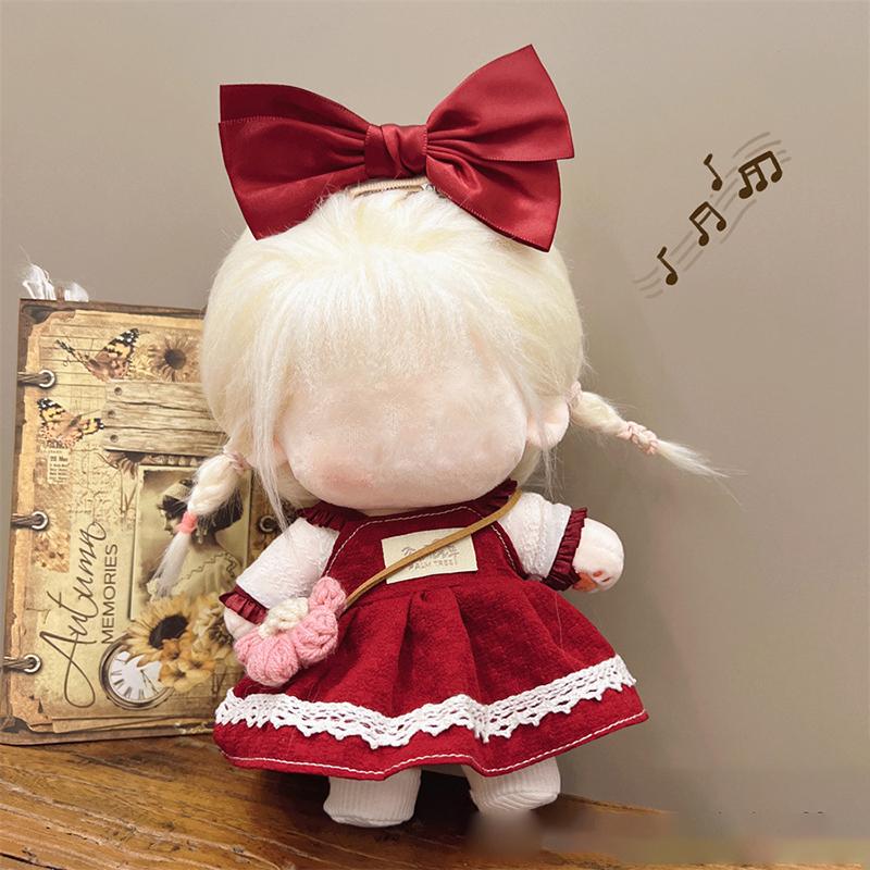 Pretty Dress Set Clothes For 20Cm Cotton Doll Plush Toys Dress Up Clothing Princess Skirt Cute Fresh Princess Dress Set