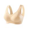 Seamless Wireless Sports Bra for Women - European & American Style with Fixed Cups