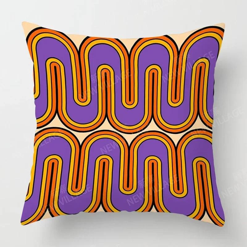 Nordic Fall Home Decor Autumn Throw Pillow Case Sofa Cushion Cover Modern  Geometry