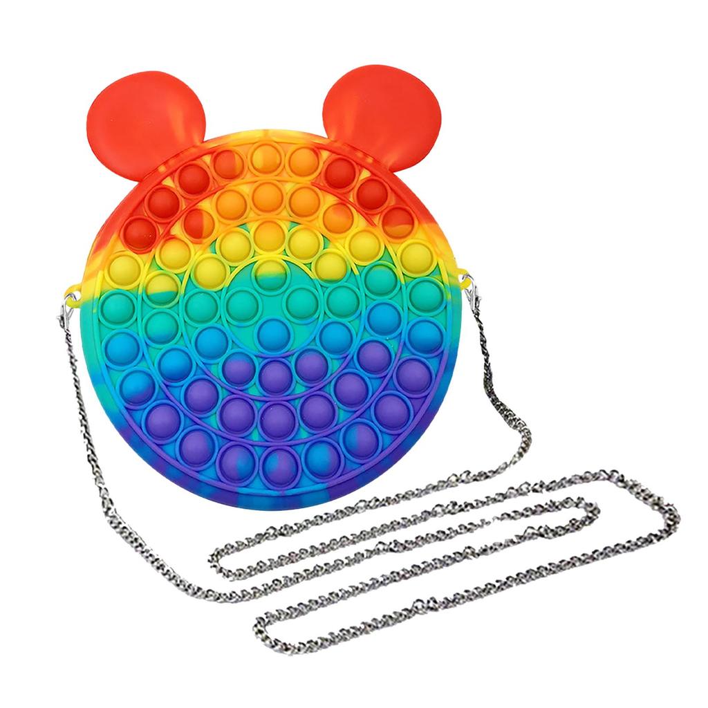 Push Toy Pendant Bag ,Bubble Toy Stress Relief Toys For Adult Kids