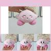 Adorável Pelúcia Kirby Desenho Animado Chaveiro de Pelúcia Acessório Ideia de Presente Perfeita
