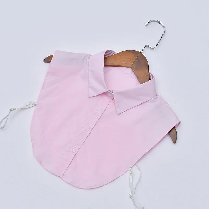 

Женская рубашка с ложным воротником, съемные воротники для мужской одежды, однотонное лацканное ожерелье, ложный воротник, лацкан, блузка, топ, одежда, декоративная