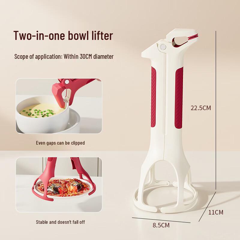 CHILL CHILL FAMILY 2-in-1 Anti-Scald Kitchen Tongs