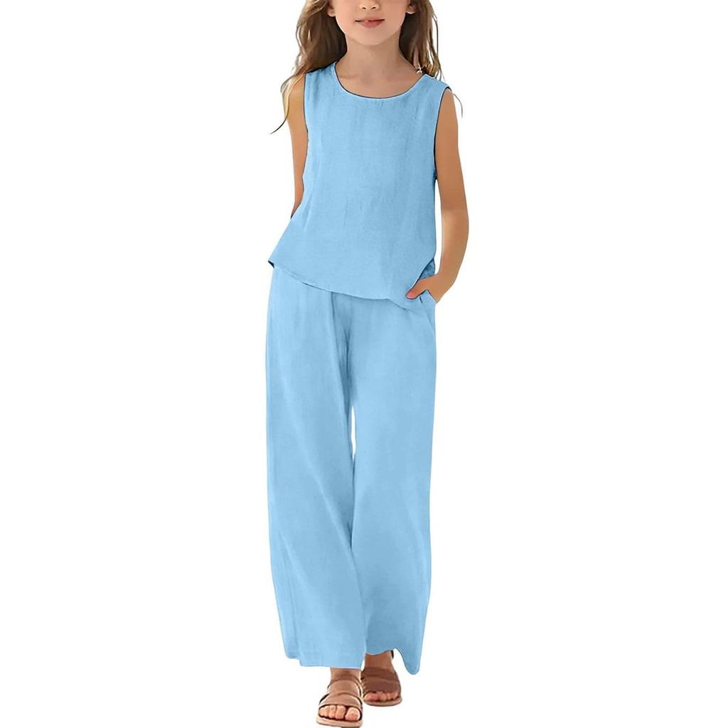 Boys And Girls Casual Comfortable Two-Piece Kids Set