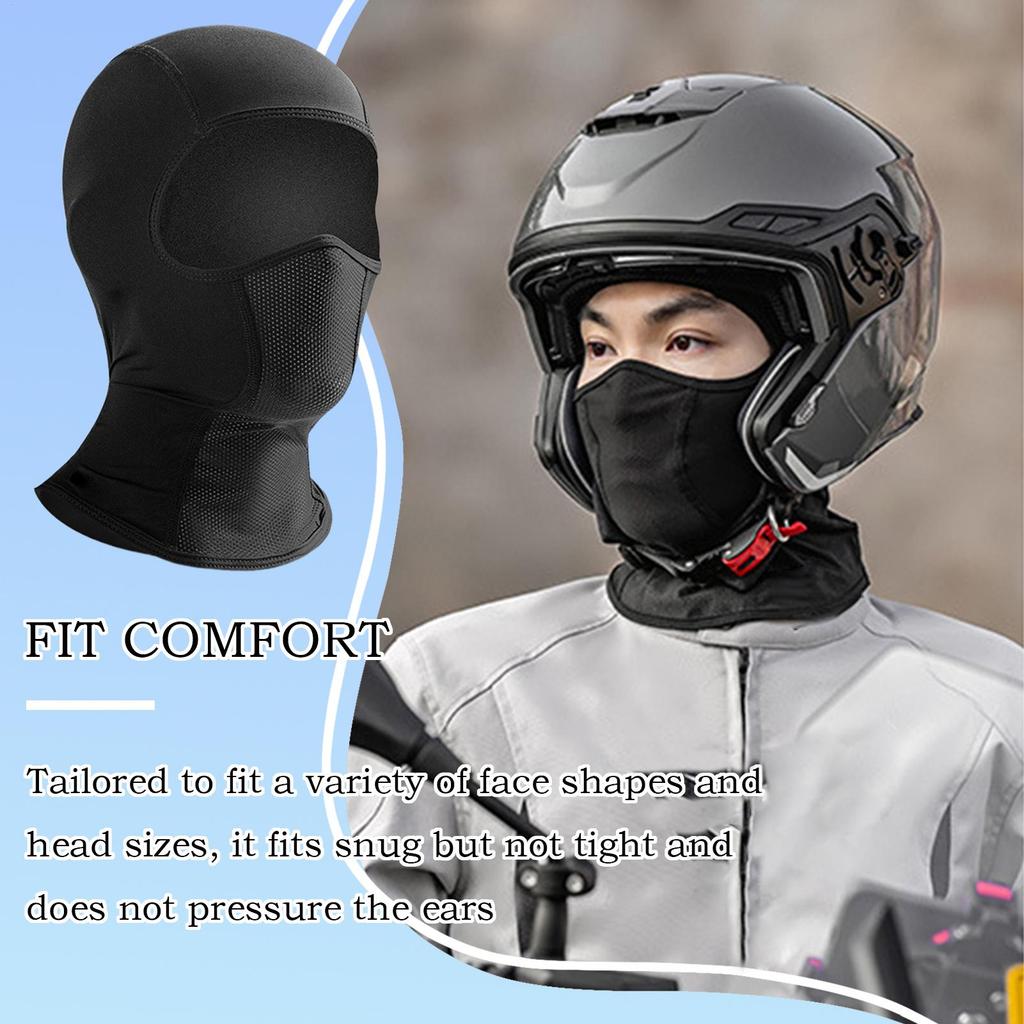Herren Damen Motorrad Kapuzen UV Schutz Schal Ski Motorrad UV Schutz Schal Snowboarden Kühlendes Nackenband Gesichtsmaske