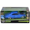 Maisto 1/24 Scale Chevrolet Chevelle SS 396 1966 Blue Custom Classic Muscle Diecast Model Car (Finished Product) 31333