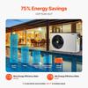 Elektrische Pool-Wärmepumpe 3,22-15,25kW Energiesparend Frequenzvariabel