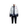 Anta Brand Pattern Printed Zipper Hooded Down Jacket Women Outerwear White 162247941-1