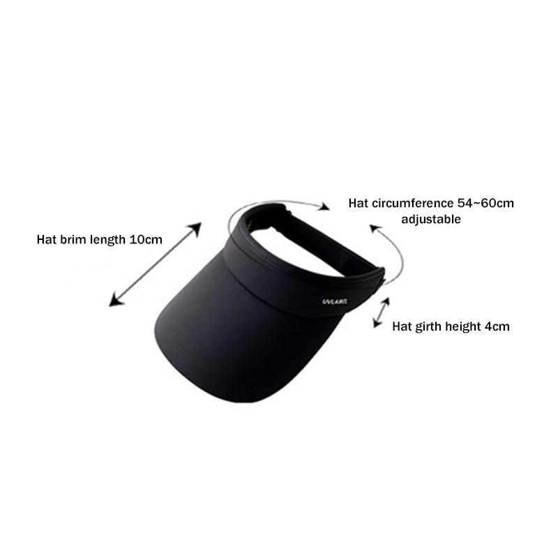 Summer  Style Outdoor Casual Sun Hat Men Women Sports Anti Uv Double Layer Ice Silk Empty Top Hat For Leisure And Sun Protect