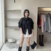 Coated Blue Jean Jacket