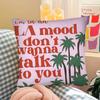 1PC H-Harris Styles Lyrics Art Retro Print  Pillow Case Square Pillow Bedroom Sofa Leisure Car Living Room Home Decoration