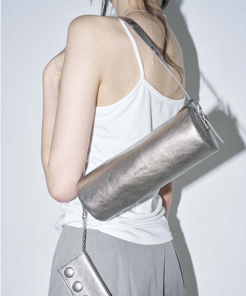 Koimooi City Barrel Bag (Silver)