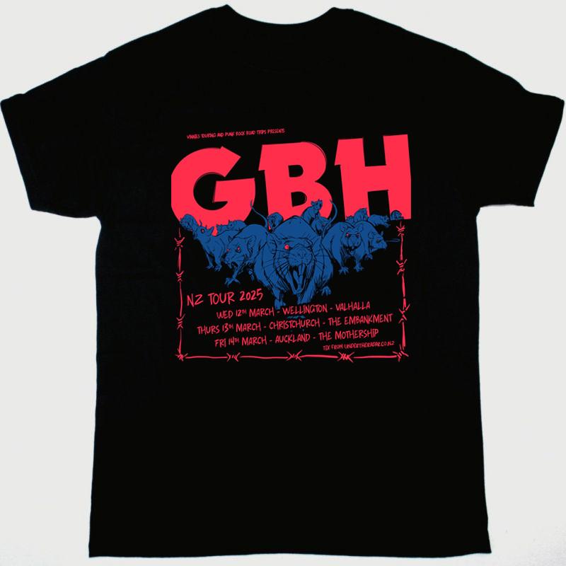 

GBH Тур по Новой Зеландии 2025 Футболка Хлопок Унисекс Футболка S-4XL LI1610 Унисекс Футболка XXXXL