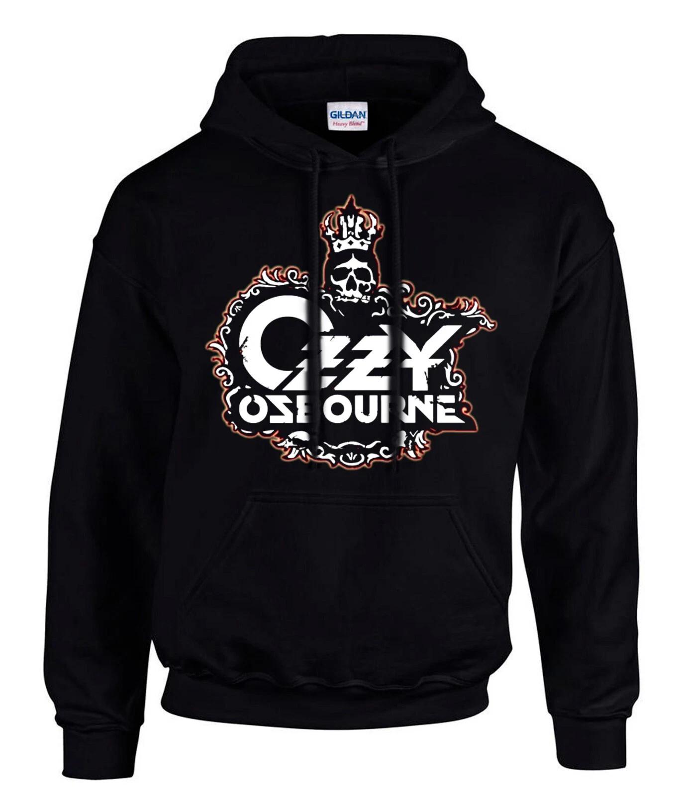 OZZY OZBOURNE Rockband Rock Music Schwarze Hoodies Kapuzenpullover- 3953-SW XS