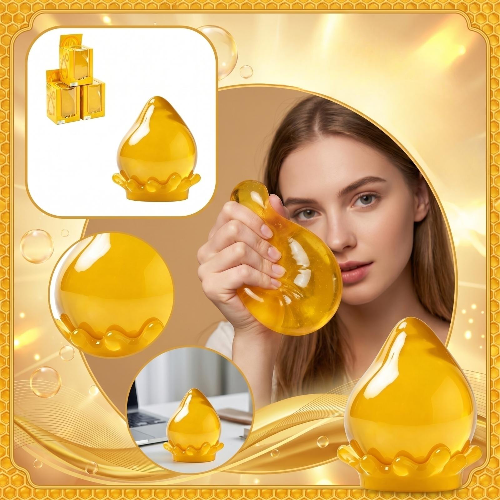 

This Maltose Dreamy Water Droplet Toy Is A Magical, Smooth, And Tactilely Comfortable Sensory Toy With Sparkling Stuffing. One Size жёлтый