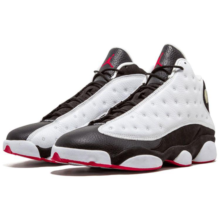 Air Jordan 13 Retro He Got Game 2018 Men Sneakers White Black True-Red 414571-104