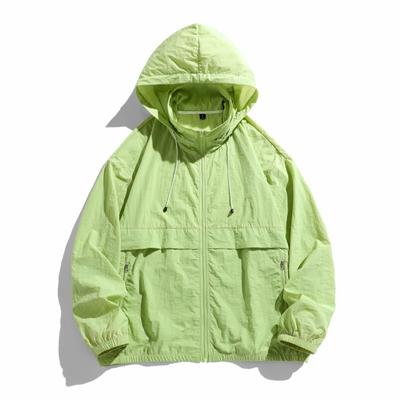 בחוץ גברים נשים דק מעיל קרם הגנה UV להאריך ימים יותר מעיל לנשימה ביגוד להגנה מפני שמש עם שרוול ארוך