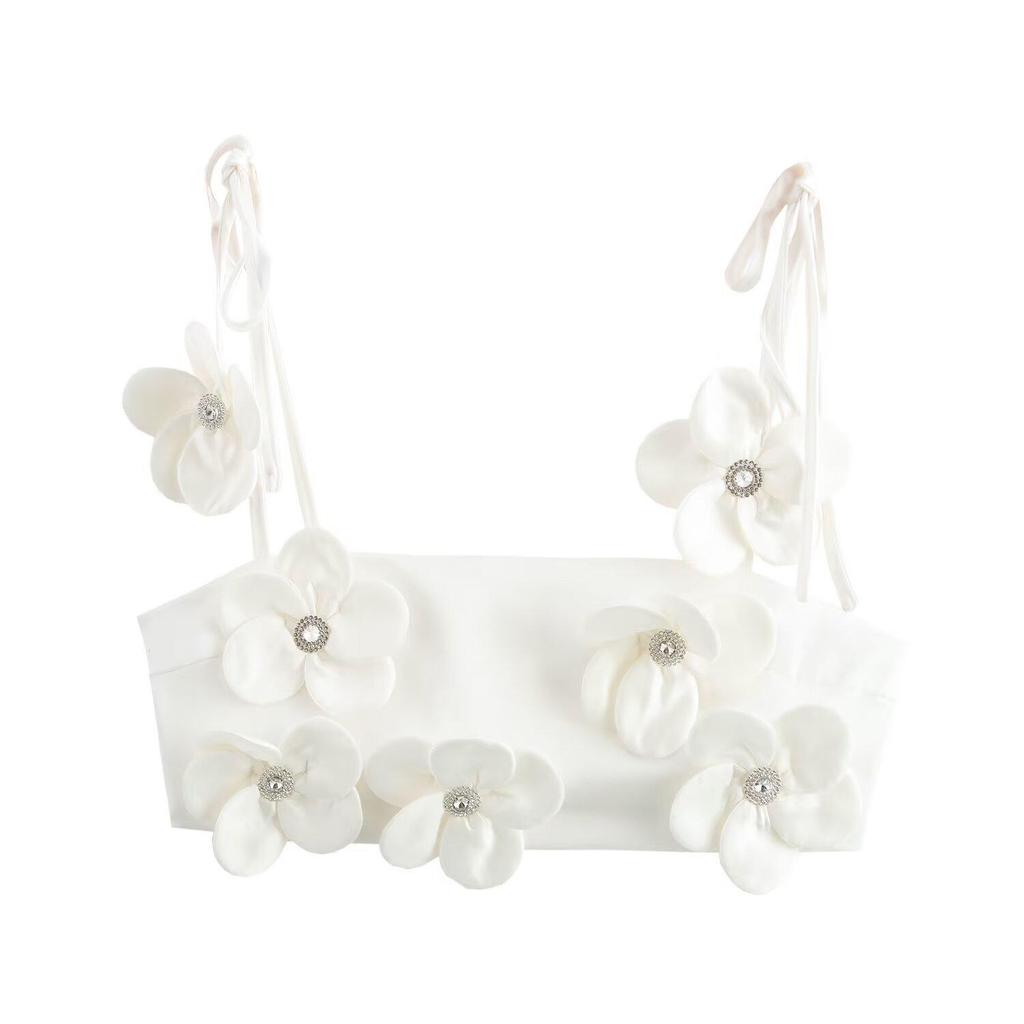 Top Cami Floral de Vară pentru Femei Stil European & American - La Modă, Simplu & Casual