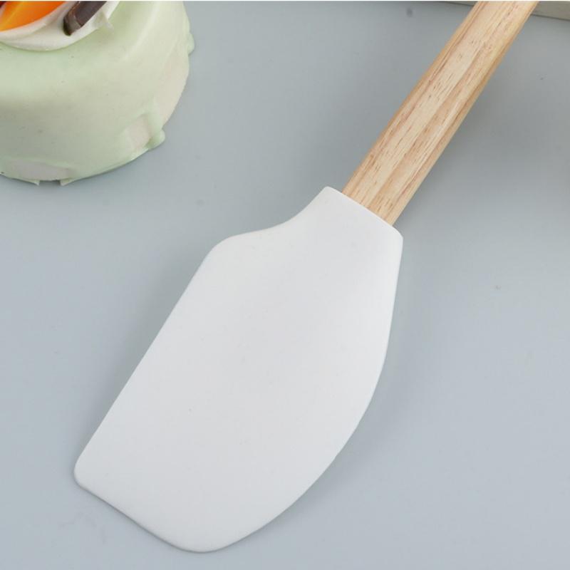 Heat-resistant Kitchen Gadgets Silicone Food Grade Kitchens Accessories Spatula Pastry Cutter White Chocolate Kitchenware Mixer