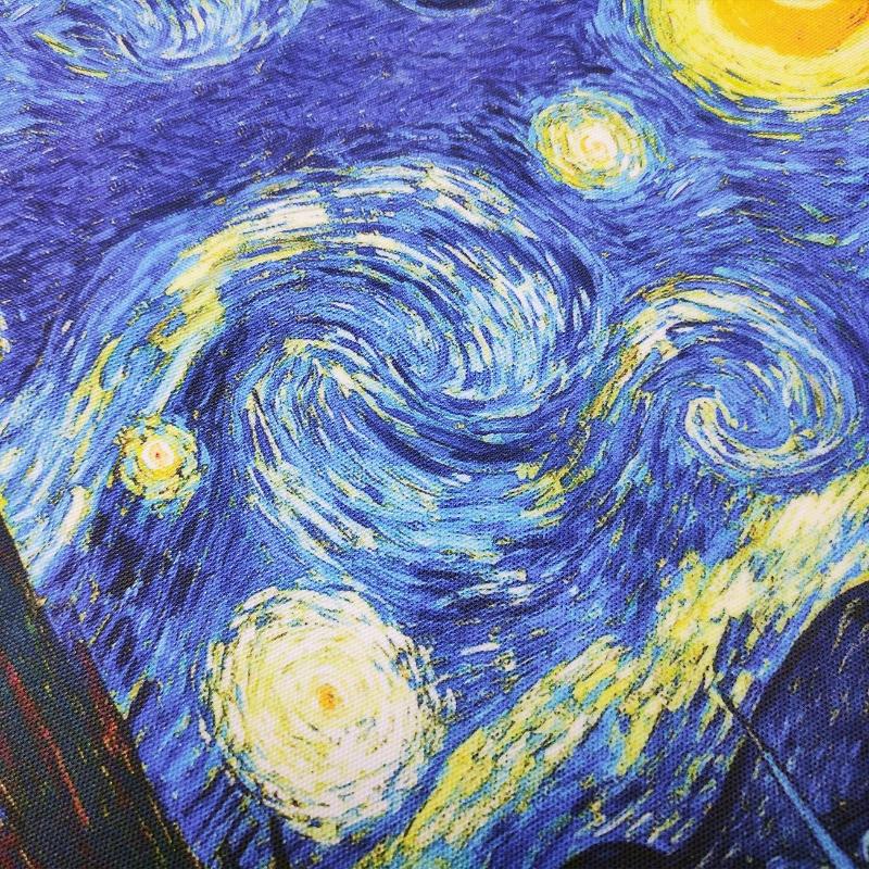 Bolso Tote Grande Retro Van Gogh Noche Estrellada Pintura al Óleo Moda Portátil Multicolor Bolsas de Playa para Señoras Tela de Lona de Alta Calidad Bolso de Hombro para Mujer