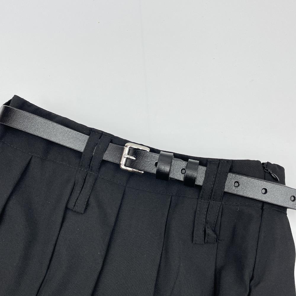 

Женский красный ремень из коровьей кожи - Универсальный модный аксессуар для джинсов и юбок 105cm чёрный