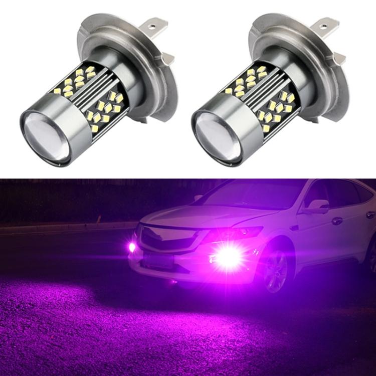 1 Pair H7 12V 7W Continuous Car LED Fog Light