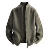 TUCANO Men's Stand Collar Knitted Cardigan Sweater