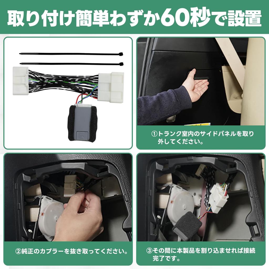SANQUUQOO Power Back Door Opening Kit for Alphard and Vellfire Easy installation with automatic switch opening and Features a Automatically opens with