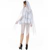 Womens Devil Vampire Bride Costume Game Uniform Cosplay Halloween Outfit M L XL