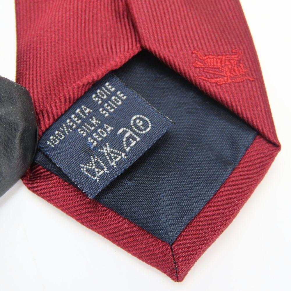 Used BURBERRY tie silk Red suit