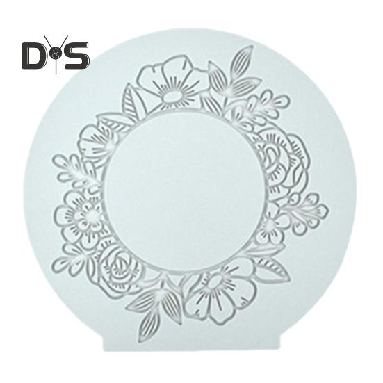 

Универсальная силиконовая форма для помадки без запаха, прочная круглая форма для венок, кружевная подушка, кондитерская форма